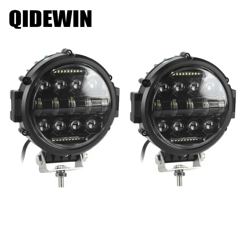 

7-дюймовый Круглый Светодиодный Рабочий Фонарь Высокой Яркости Для Крыши, Проектор Для Внедорожников, Пикапов, SUV