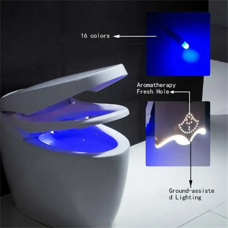 

Aromatherapy Toilet Light Indoor Lighting Intelligent Induction Lamp 0.1w Night Light Lithium Battery Power Supply Rechargeable