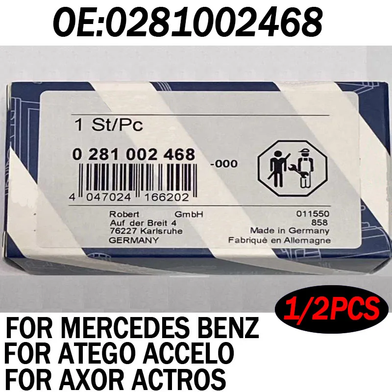 

1/2PCSFor B-osch Original 0281002468 A0041537028 0281006481 MAP Manifold Air Pressure Sensor For MERCEDESS-BENZ ACTROS MP2 ATEGO