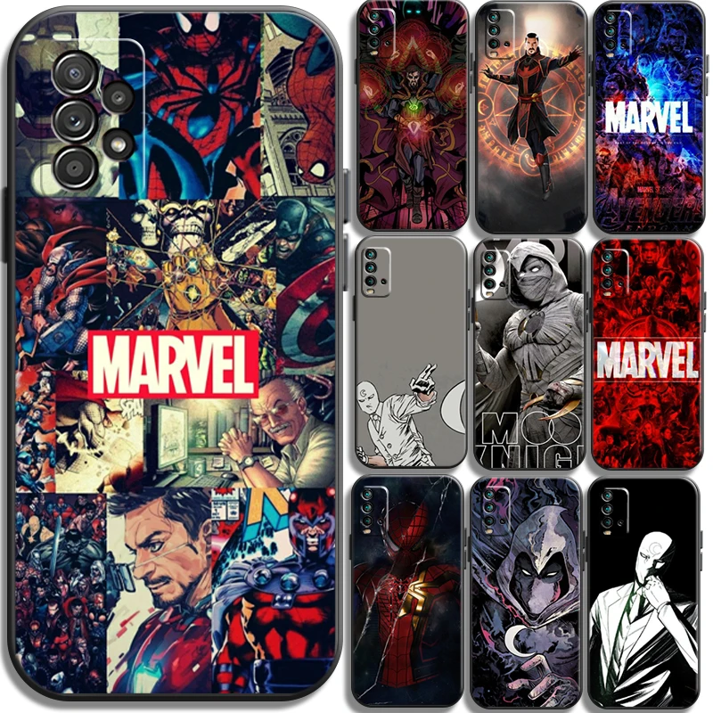 

Marc Spector Phone Cases For Xiaomi Redmi Note 10 10S 10 Pro POCO F3 GT X3 GT M3 Pro X3 NFC Coque Back Cover Carcasa Soft TPU