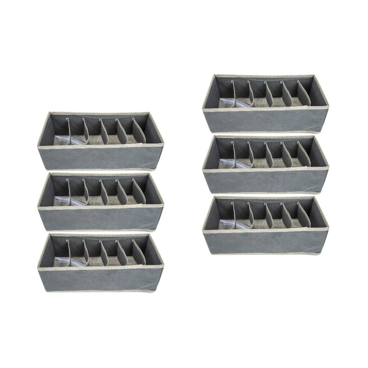 

6 Organizers Drawer Organizer Organizer Compartment Socks Box Underpants Container