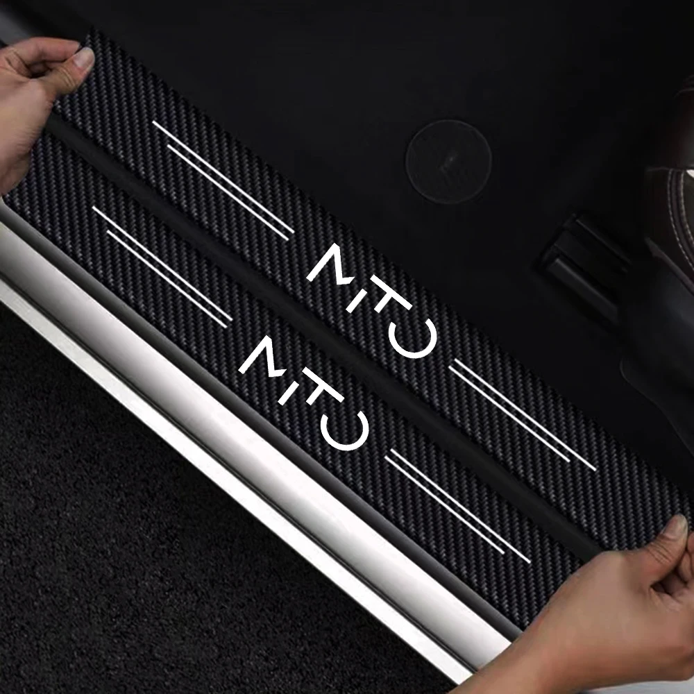 

Auto Door Sill Carbon Fiber Car Sticker Protector Strip Trunk of Car Waterproof Protect Film For Alfa Romeo MITO Accessories