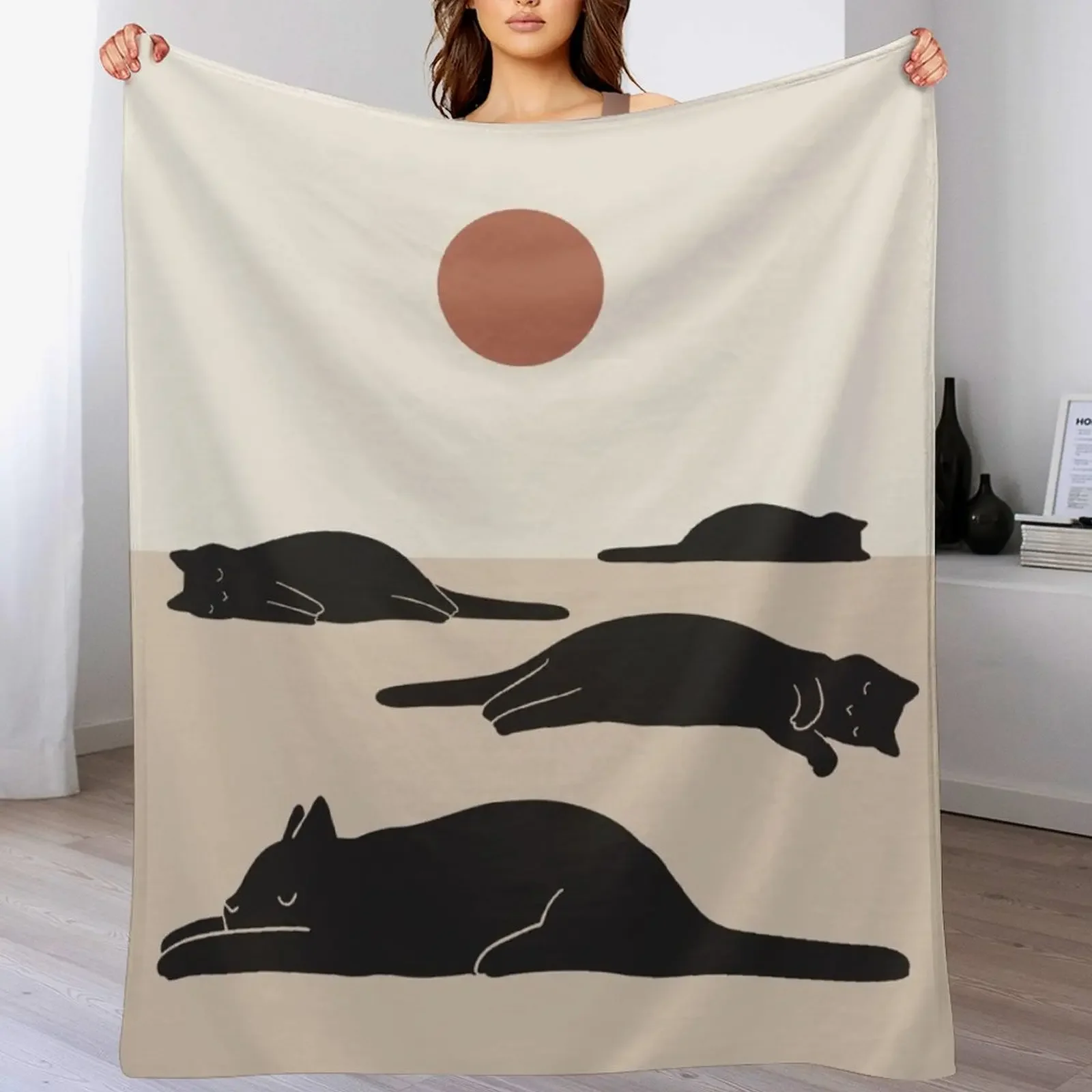 Одеяло Cat Landscape 69 роскошные пледы для кровати тонкие одеяла