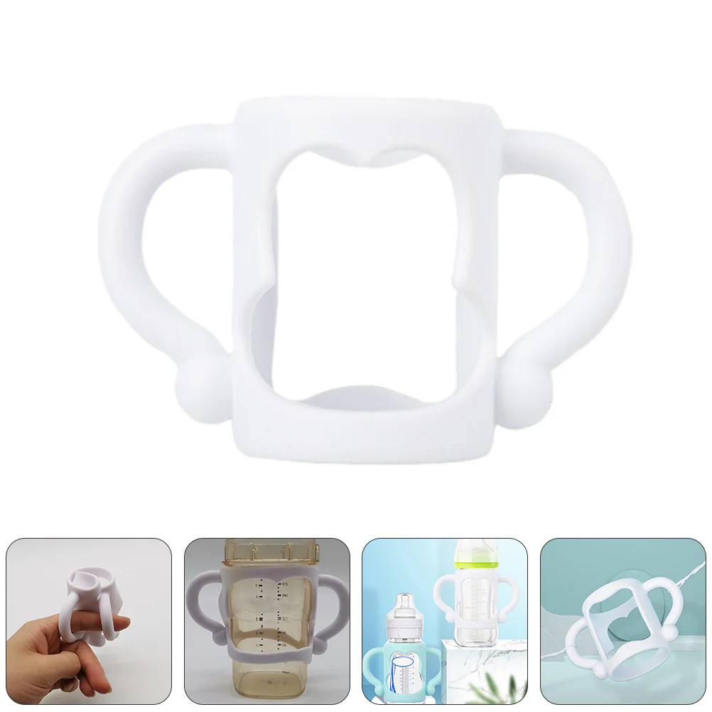 

Bottle Handle Baby Handles Feeding Silicone Wide Holder Grip Cup Neck Bottles Sippy Easy Carry Cover Gripping Kids Water Infant