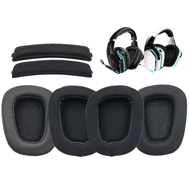 

Replacement Ear Pads Cushions Headband Kit For Logitech G633 G933 G635 G633S G933S Gaming Headset Earpads Foam Pillow Cover