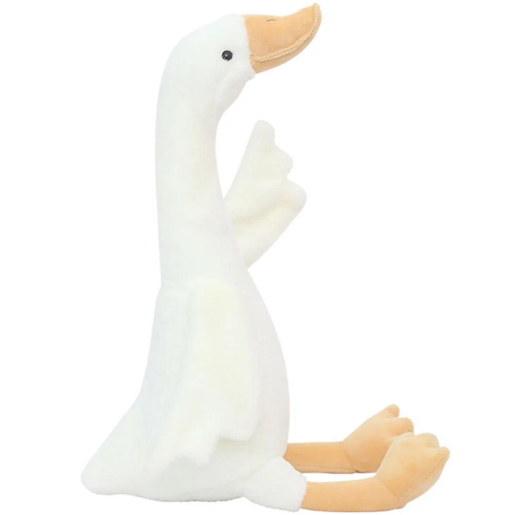 

Simulation Swan Cartoon Animal Goose Throw Pillow Desktop Toys Baby Sleeping Pp Cotton Child Stuffed Plush