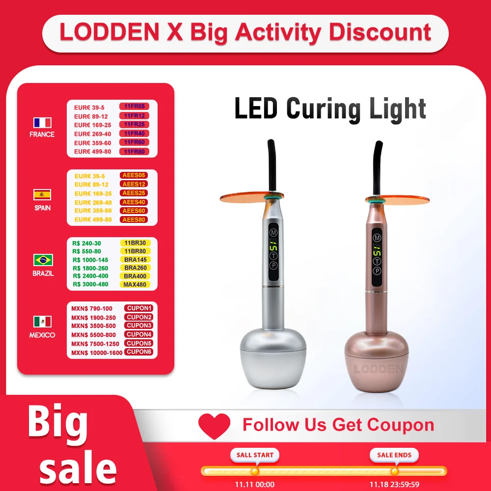 Стоматологическая полимеризационная лампа LED E 5 Вт