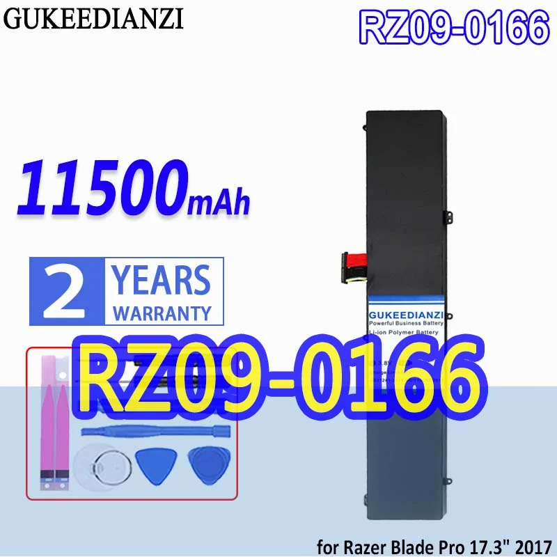 Большой емкости Φ RZ090166 11500mAh для Razer Blade Pro 17,3 