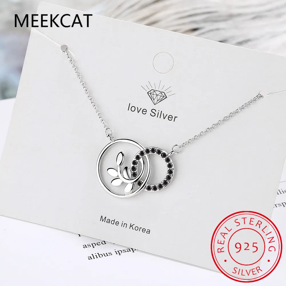 

Женский кулон из серебра 925 пробы, с черной шпинелью