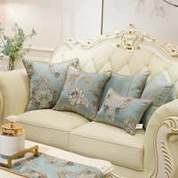 european style cushion sofa pillow living room luxury embroidered pillow head of bed pillow case