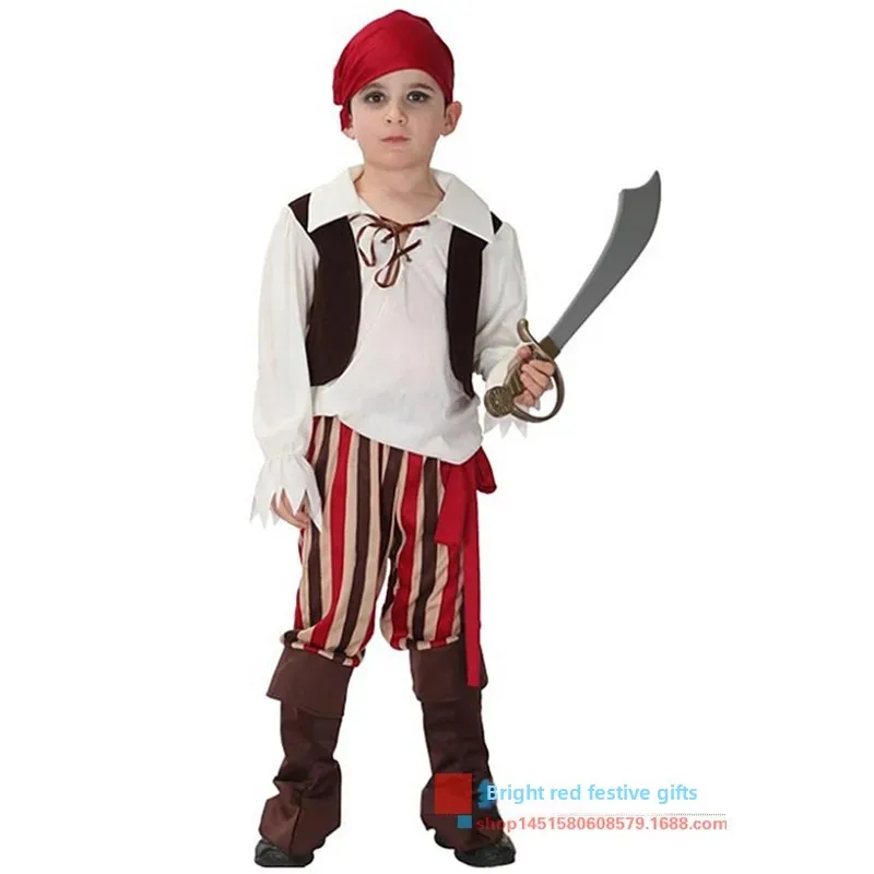 Хэллоуин Косплей Костюм Пират Одежда Для Ролевых Игр Макияж Бальное Платье