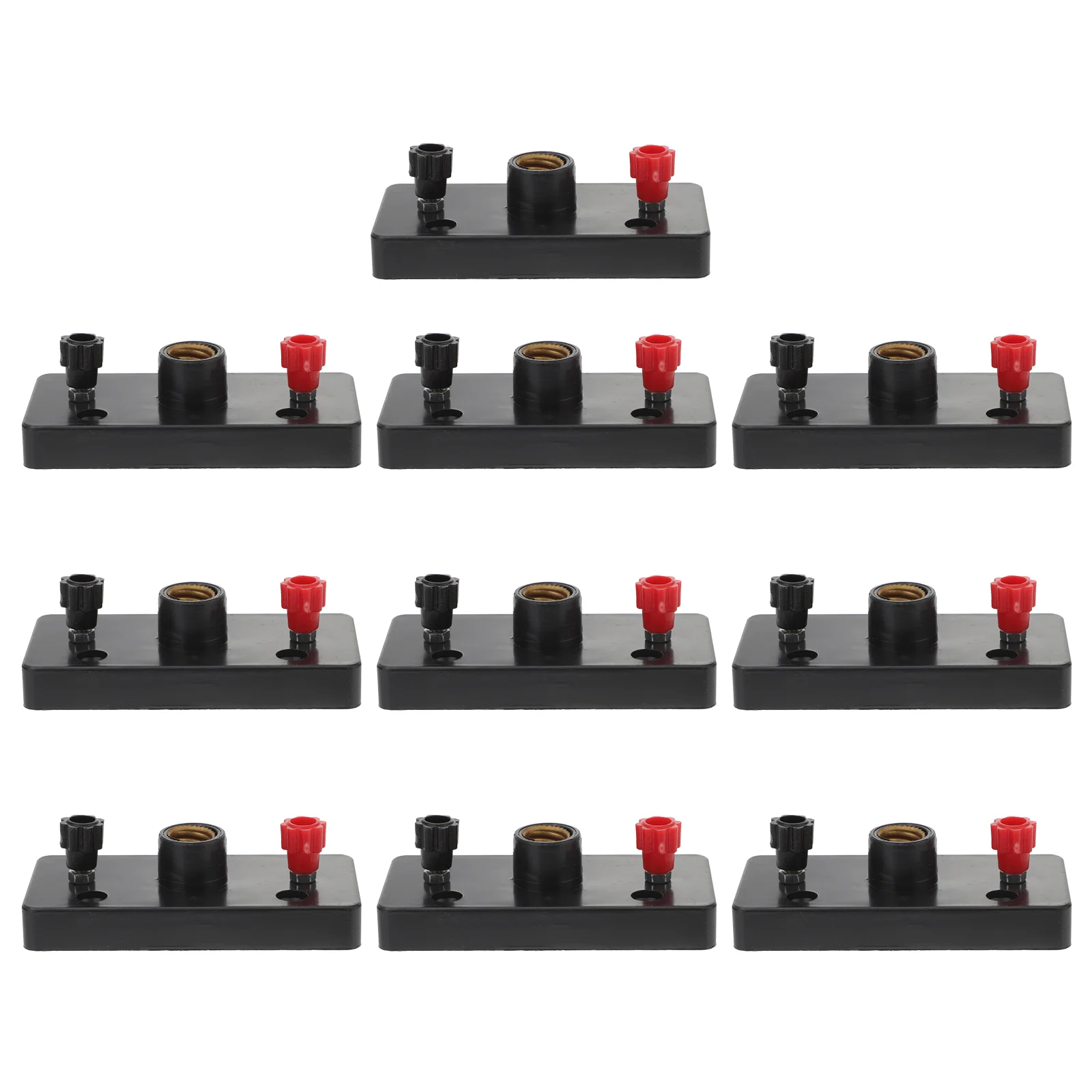 

10pcs Physics Screw Lamp Holder Plastic Lamp Base Electricity Teaching Aids