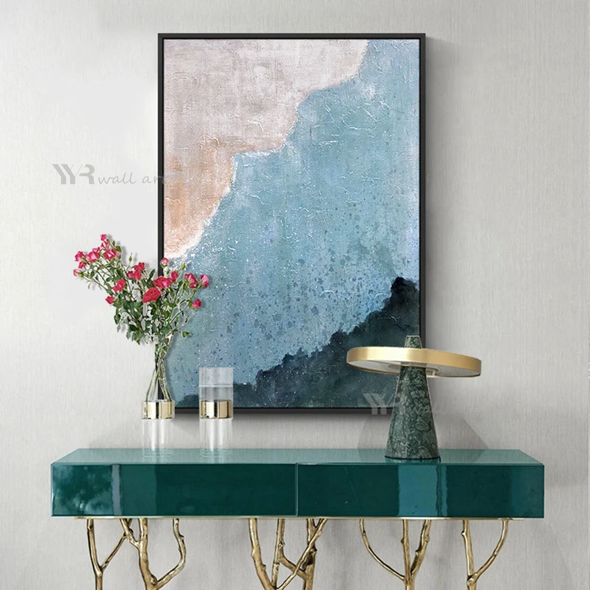 

Настенный декор, картина ручной работы, картина маслом, современная абстрактная эстетика, искусство, холст для гостиной, спальни, ресторана,...