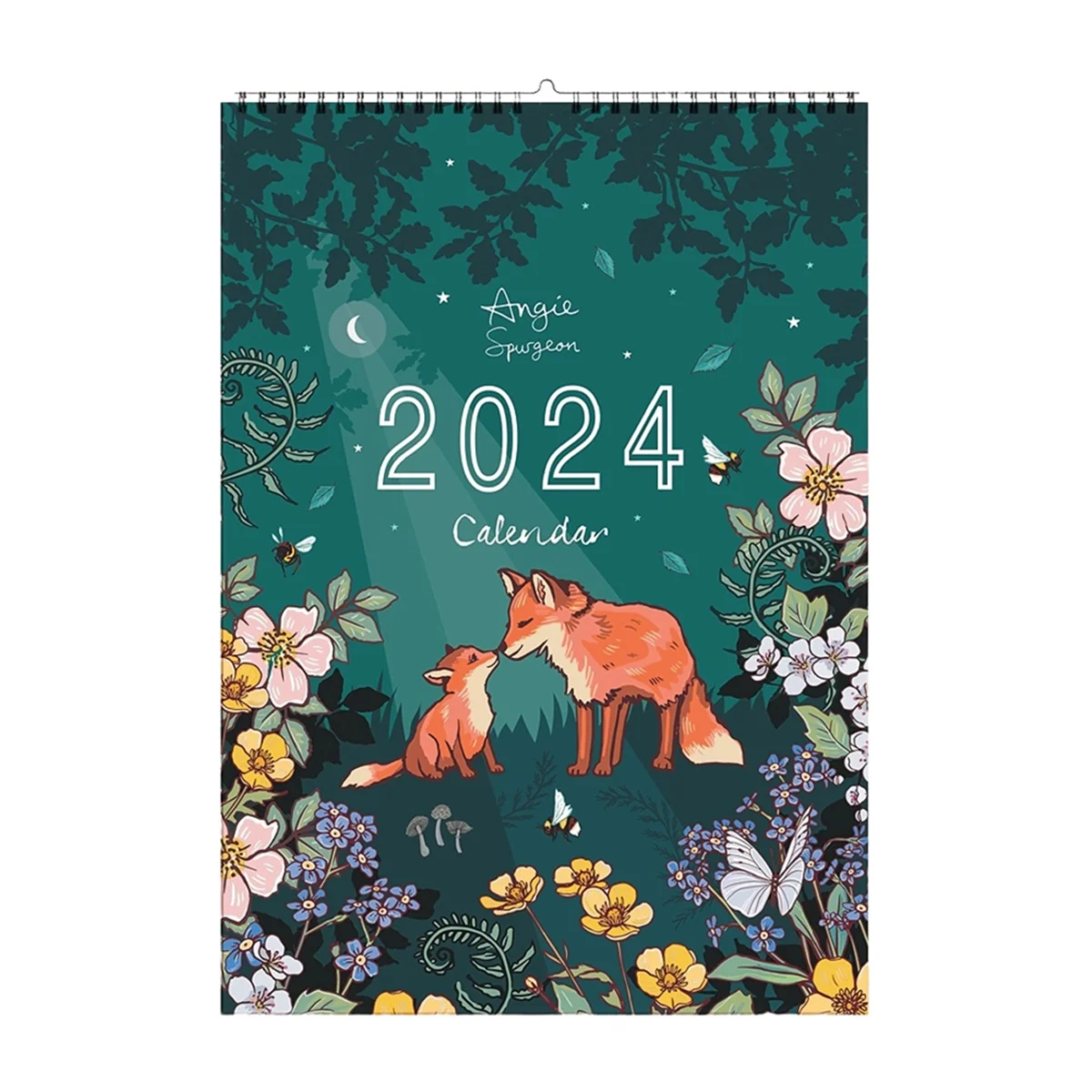 

2024 настенный календарь природы и дикой природы, художественный календарь