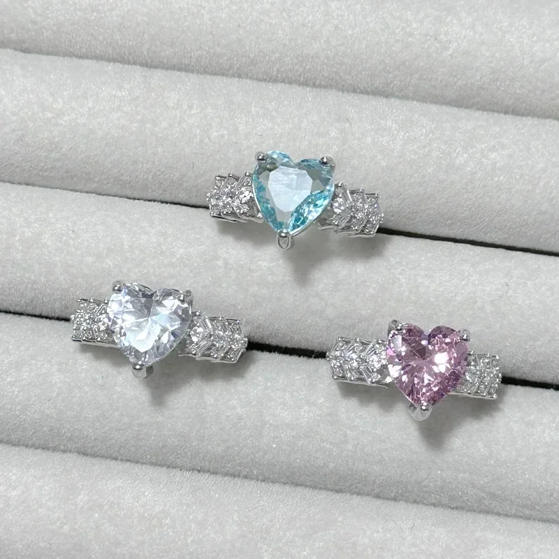 Высокое качество роскошное кольцо для любви в стиле MDL JMoissanite позолоченное