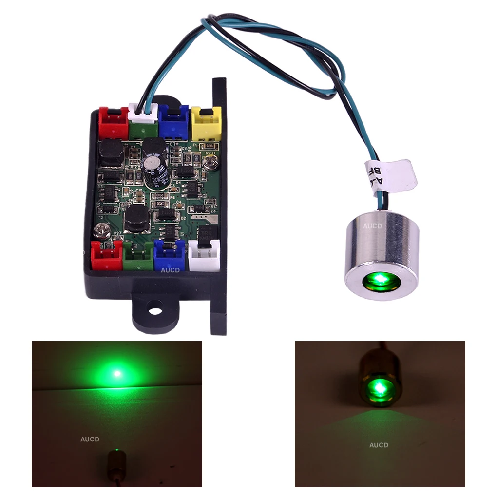 Φ18mm/0.7in Green 60mW 532nm Dot G Laser Module Diode For Sight Vane Parts Disco Beam DJ Projector Stage Lights DPSS Accessories