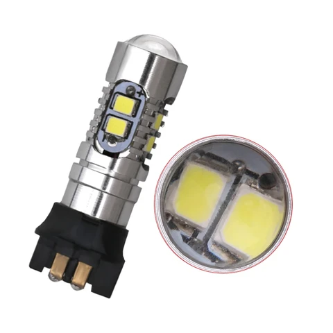 2X PW24W PWY24W светодиодные лампы 2323 SMD DRL супер яркий Canbus без ошибок сигнал поворота автомобиля фонарь DRL дневные ходовые огни белый