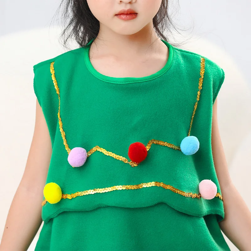 Рождественская детская одежда детский карнавальный костюм Санта-Клауса новый