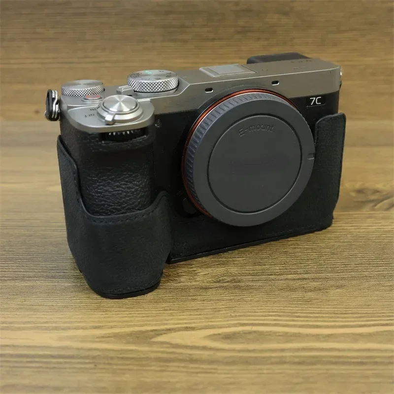 Получехол для камеры A7CII основание из искусственной кожи Sony A7C2 A7C Mark II защитная