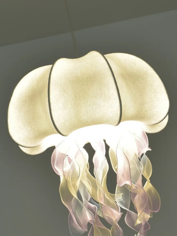 Французский мечтательный подвесной светильник в виде медузы для ресторана бара