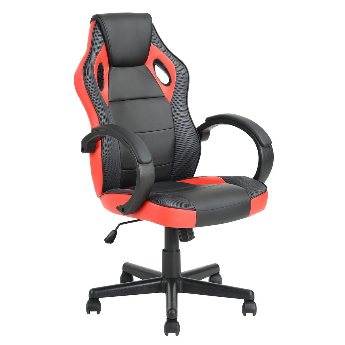 

YG Gaming Office Chair with Fabric Adjustable Swivel,Red