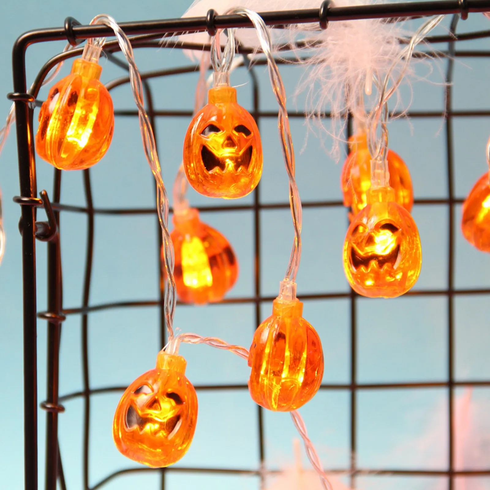 

5m 20Led Halloween Pumpkin Ghost Skeletons Bat Spider Led Light String Festival Bar Home Party Decor Halloween Ornament Always