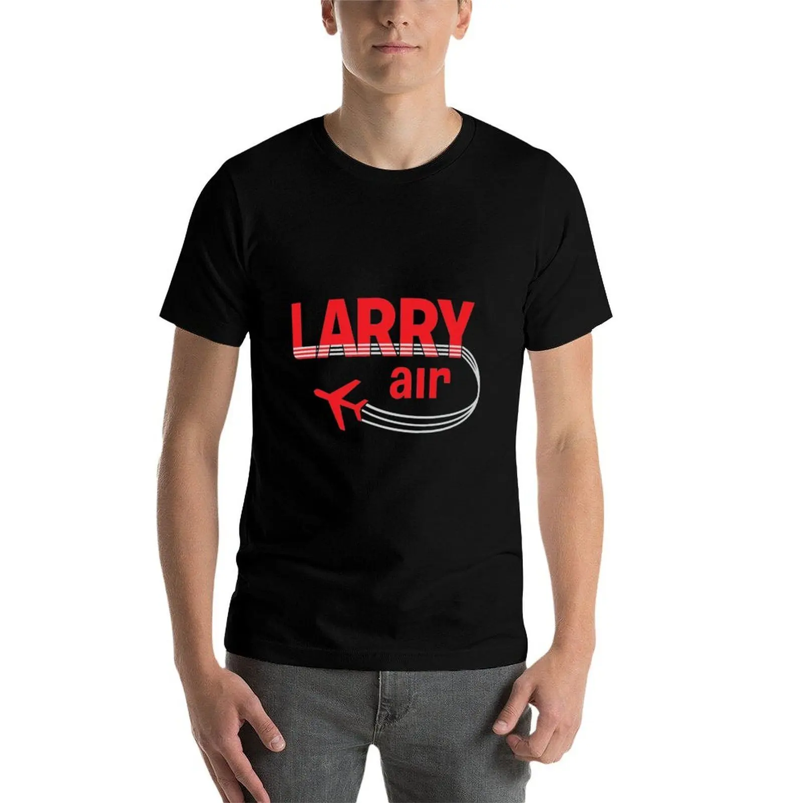 Фото Футболка Larry Air - Stevie_s Airline на тему Шиттс-Крика, большого размера, для повседневной носки №4