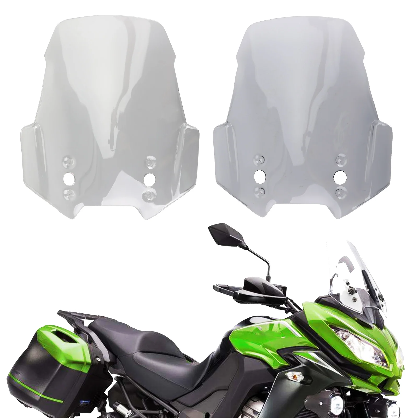 Ветровое стекло Topteng для Kawasaki 15-18 Versys 650 1000 KLE650 KLZ1000, аксессуары для мотоциклов