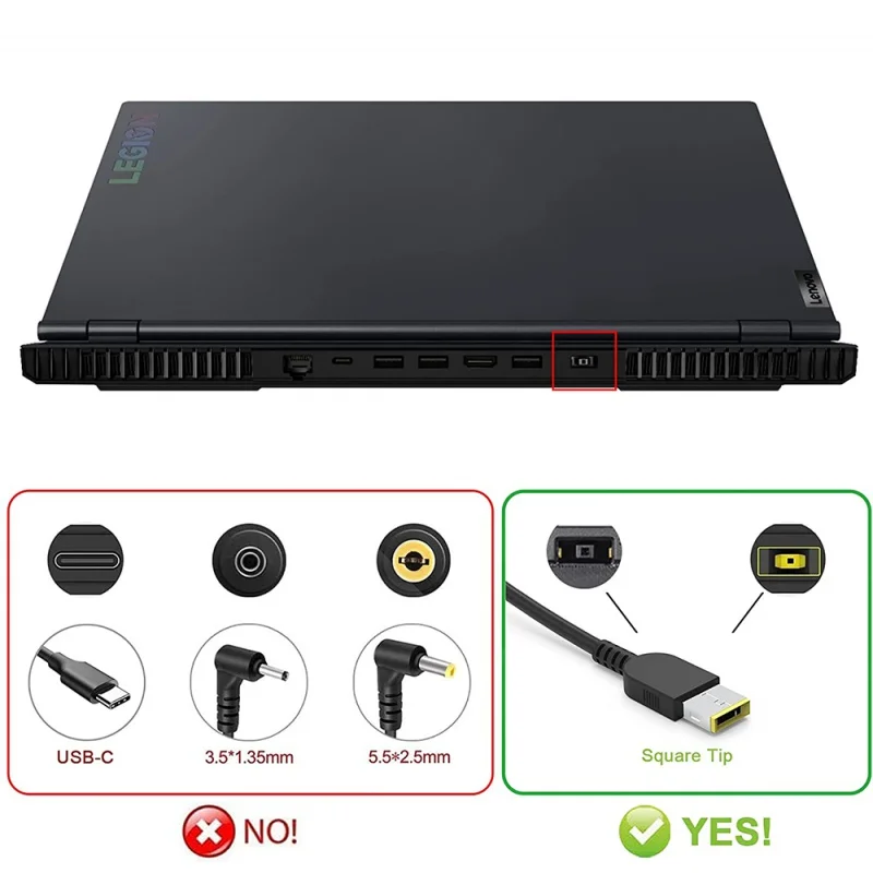 Зарядное устройство переменного тока 230 Вт для Lenovo Legion 5 5i 7 Pro Slim игровой ноутбук LOQ