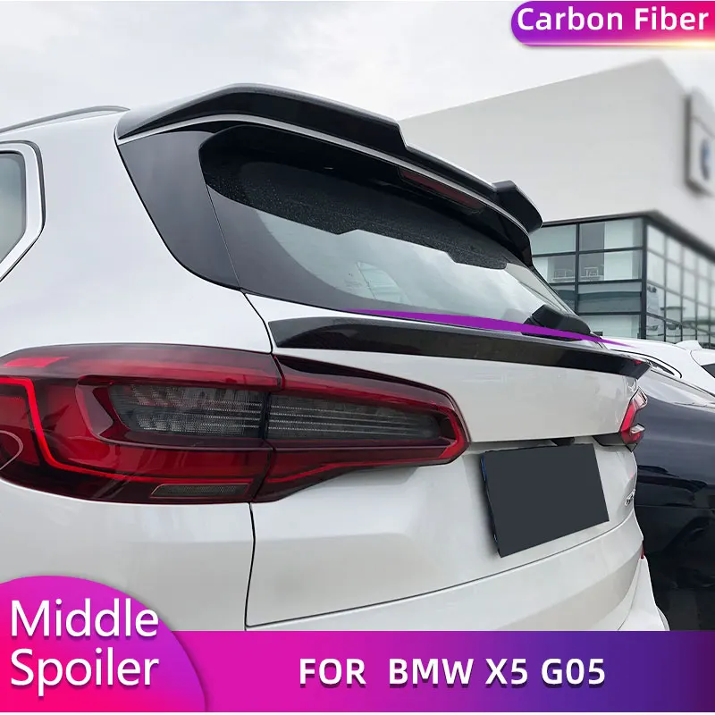 Автомобильный задний спойлер из углеродного волокна средний крылья для BMW X5 G05
