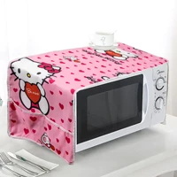 sanrio hello kitty kitchen appliance cover cloth microwave dust cover oven oil proof dust towel microwave cover oven cover