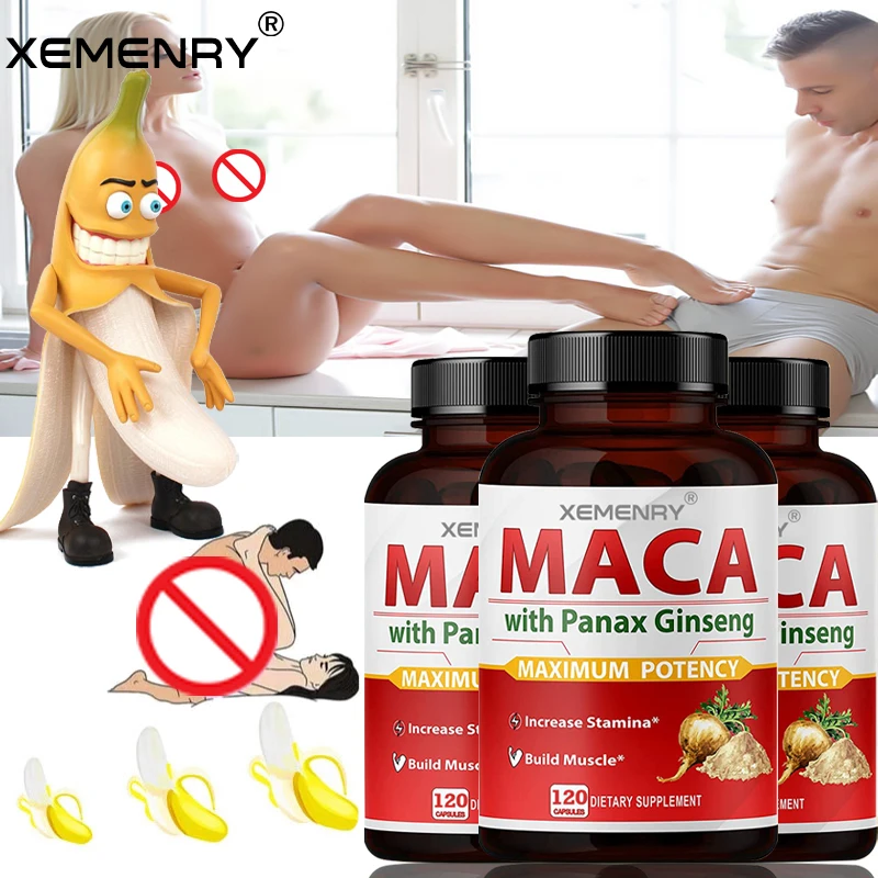 

Maximum Strength Maca Root Capsules 7200mg with Ashwagandha Tongkat Ali Tribulus Terrestris Horny Goat Weed Ginseng Men Women