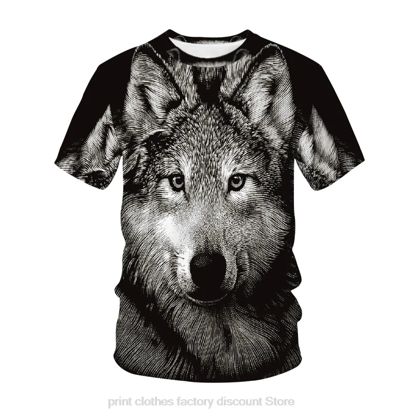 

Wolf 3D Print Cool T-shirt Men Women Fashion Eagle 3d Hip Hop Tshirt Short Sleeve Camiseta Round Neck Tshirt Fashion Casual