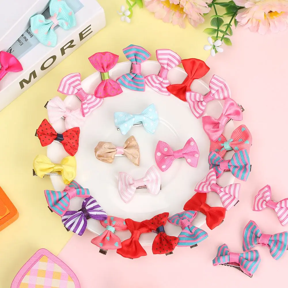 

Random Style New Cartoon Baby Kids Gift Mixed Bow Hair Barrettes Girls Hair Clip Duckbill Hairpins Children Accessories