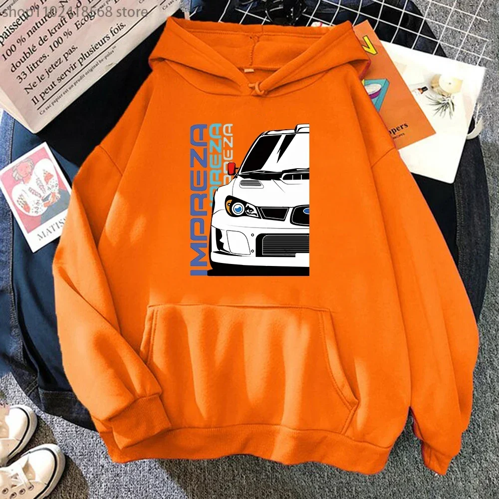 Men Hoodies JDM Initial D Japanese Anime Hoodie Mazida IMPREZA Sweatshirt Harajuku Pullover Techwear Women Clothes Streetwear