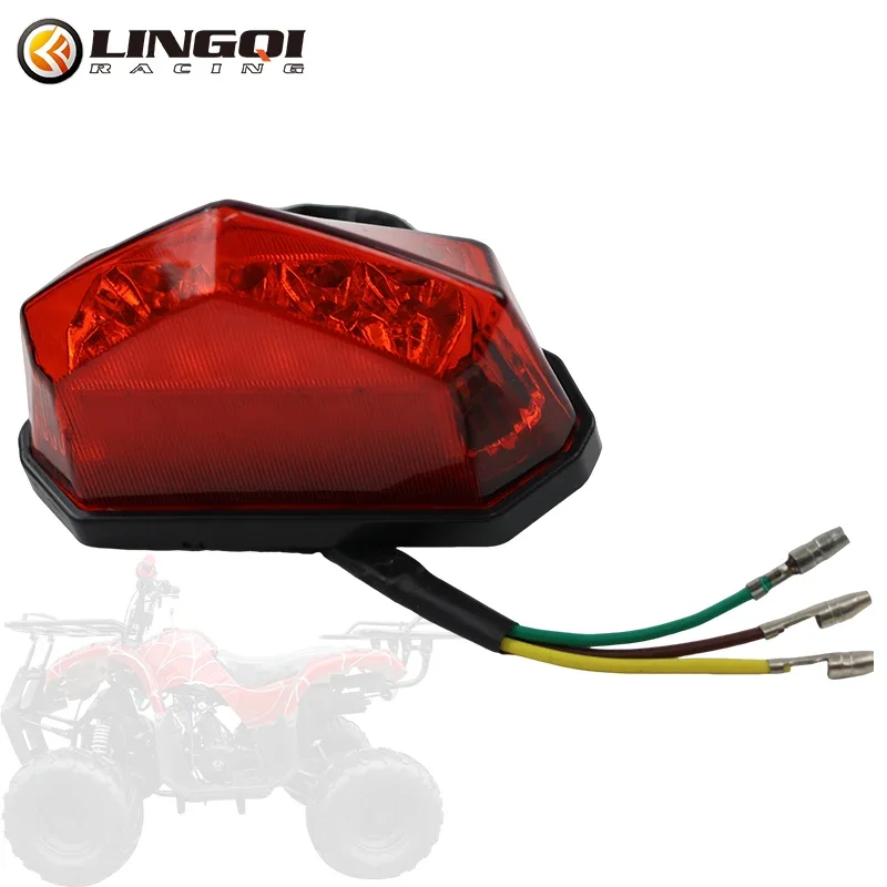 LYNNCHI мотоциклетный светодиодный задний фонарь стоп-сигнал предупреждающий