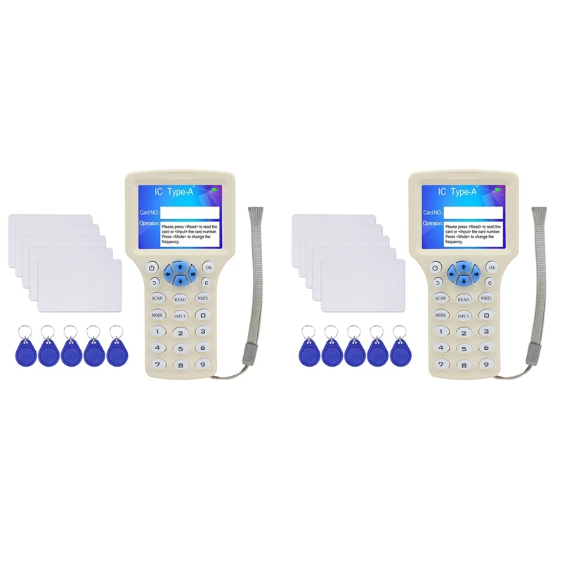 

2 шт., устройство для чтения смарт-карт RFID, 125 кГц, 13,56 МГц