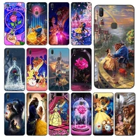 disney beauty and the beast phone case for vivo y91c y11 17 19 17 67 81 oppo a9 2020 realme c3