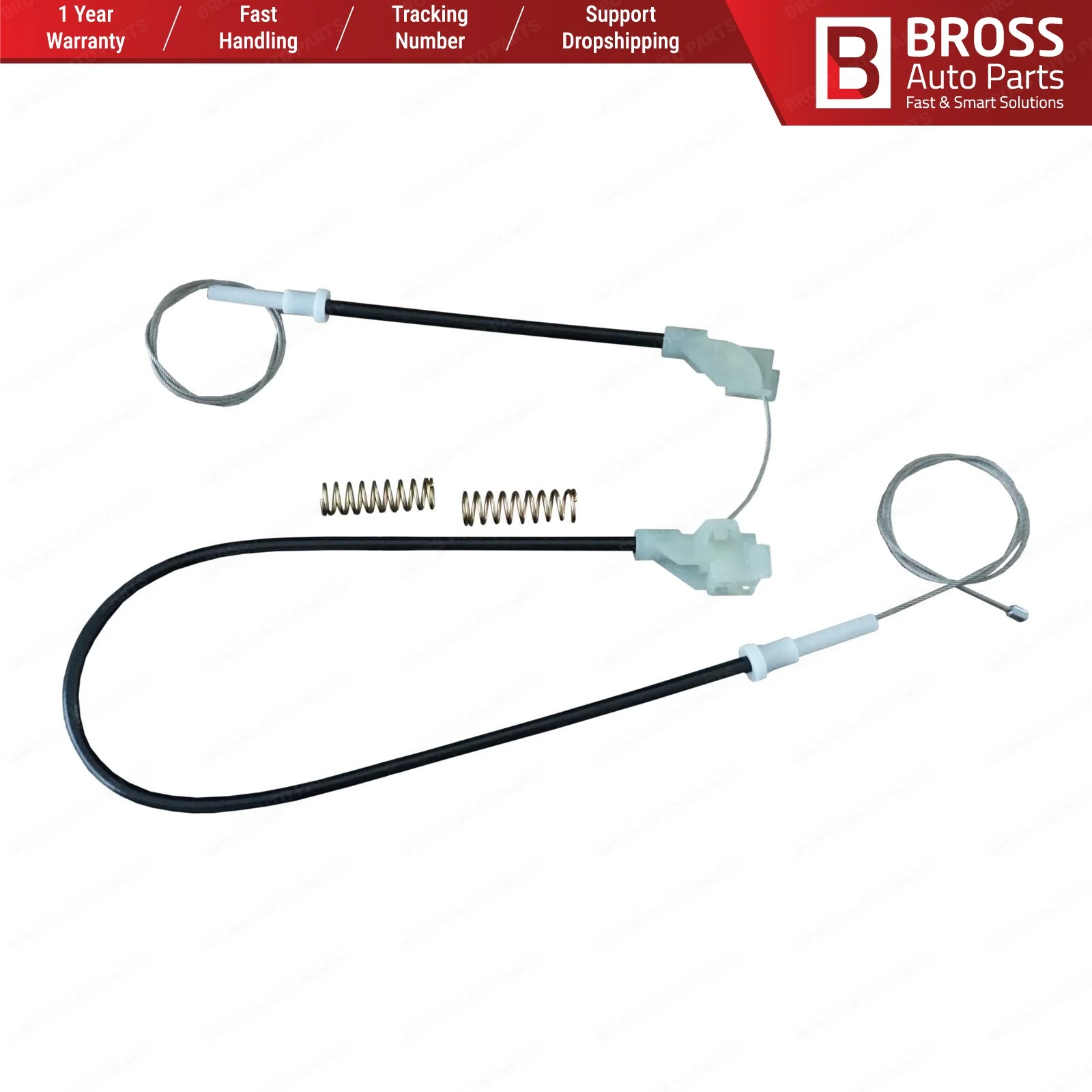 Задняя левая дверь Bross BWR5128 ручной оконный регулятор Set Repair для Land Rover Freelander MK1