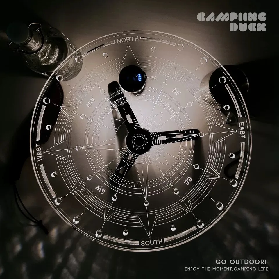 Маленький Круглый акриловый светящийся стол подходит для Goalzero черной собаки