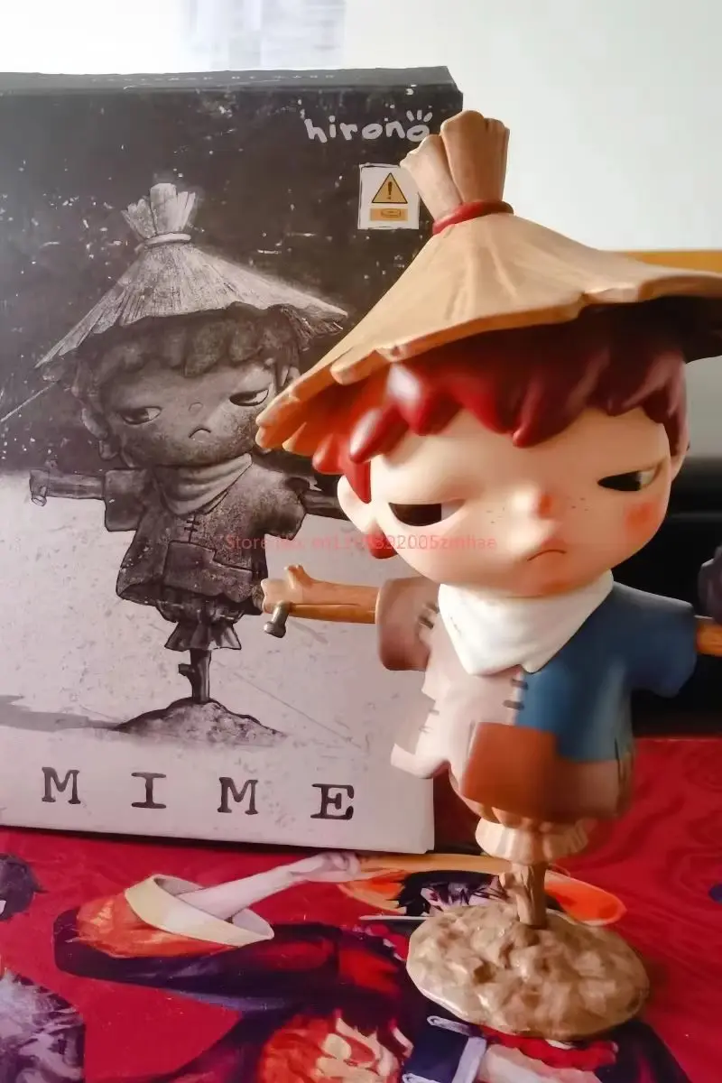 Горячая новинка: Фигурка POP MART Hirono The Mime Series, аниме-мультяшная коллекционная фигурка, игрушка-сюрприз в закрытой коробке, загадочная коробка, подарок на день рождения для мальчиков (art.: 3920d8a7a615b) - 3920d8a7a615b