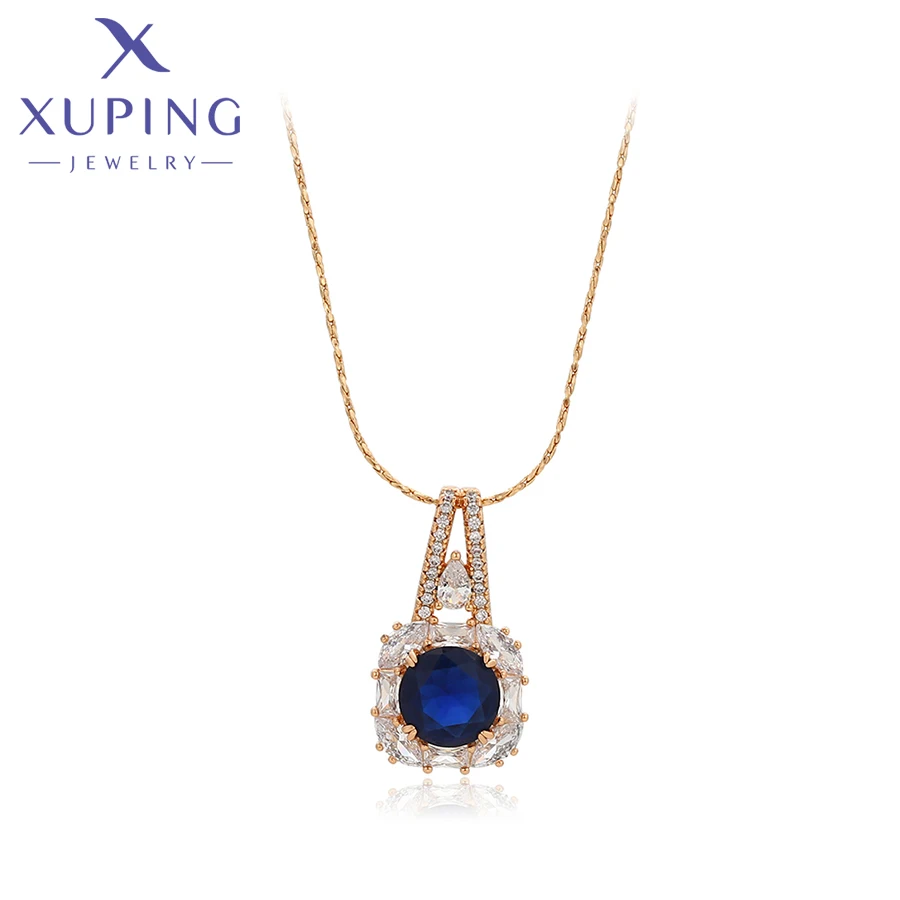 Ювелирные изделия Xuping Новое поступление квадратное ожерелье с подвеской