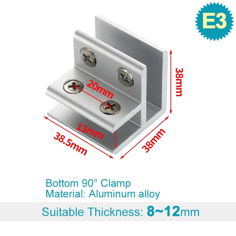 

Зажим для стекла из нержавеющей стали 304