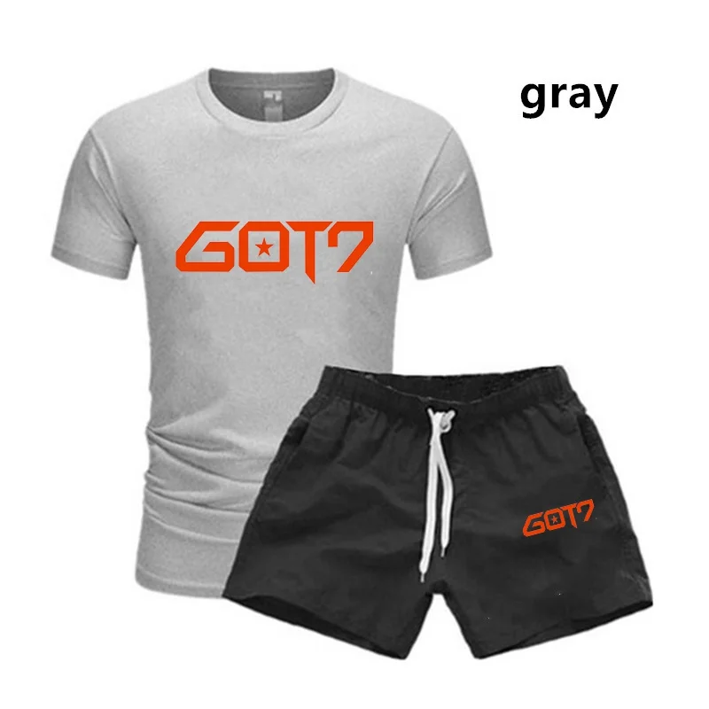 Summer Fashion Men Tracksuit Beach Short Sleeve T Shirts and Shorts Outfits Casual Sportsuits Running Jogger Short Suits