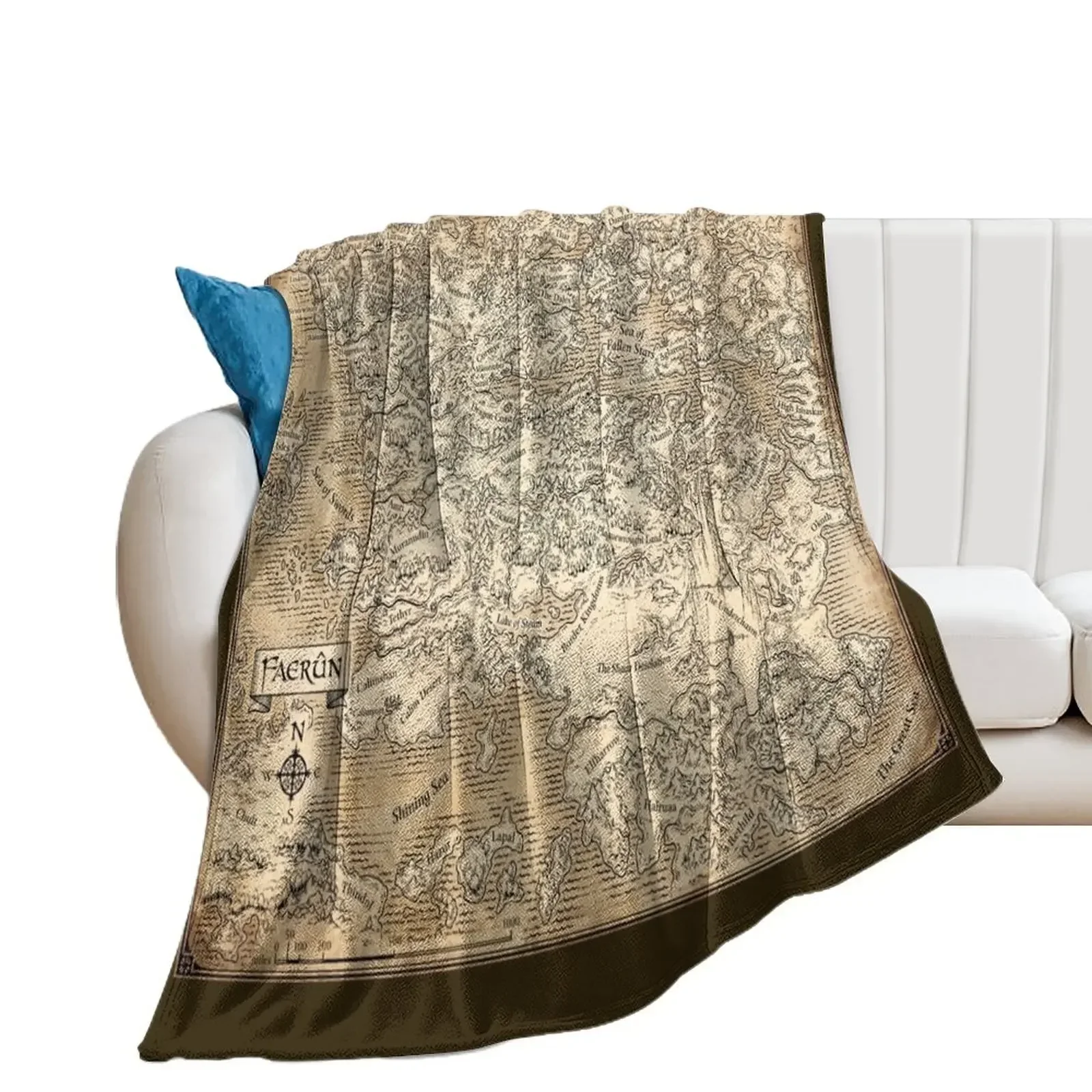 Аннотированное одеяло Faerun роскошное Брендовое пушистое среднее теплое зимнее