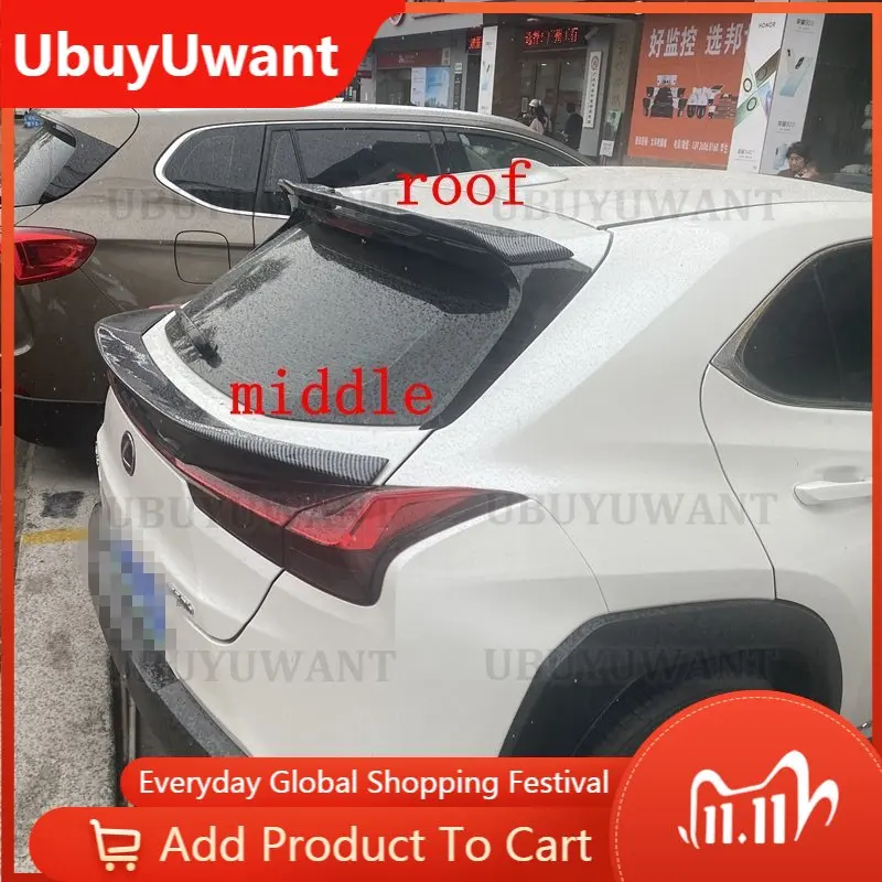

A R Style High Quality Carbon Fiber Rear Trunk Roof Spoiler For LEXUS UX UX200/UX250h/UX260h 2019+