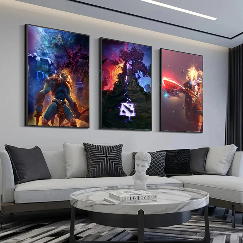 Игра D-Dota 2 постер настенное искусство домашний декор комнаты цифровая живопись
