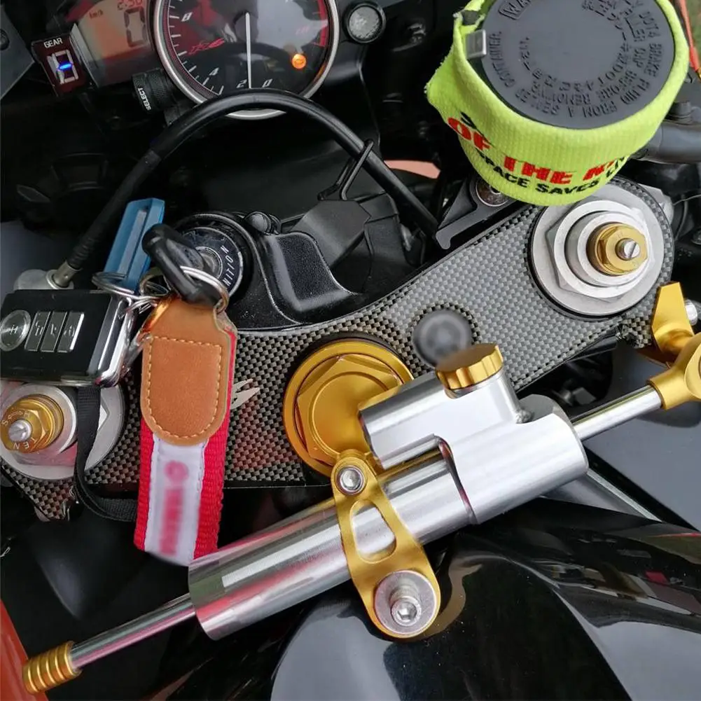 

1 Set Motorcycle Stabilizer Steering Damper Mounting Bracket Kit Modified Parts Compatible For Yzfr1 Yzfr6