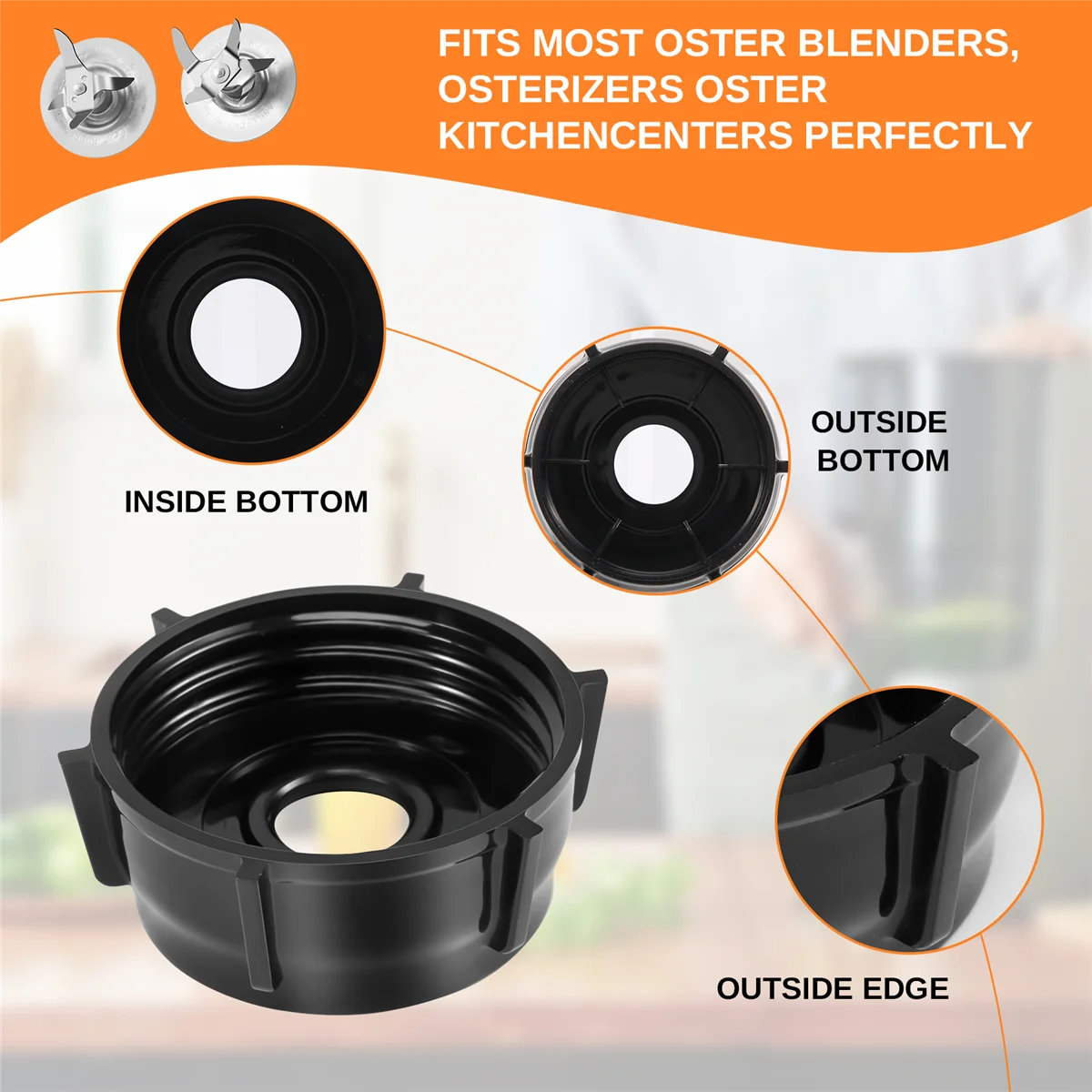 Запасные части для блендера Oster и Osterizer лезвия льда 4980 4961 прокладка