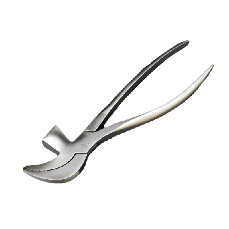 

Working Stainless Steel Lasting Pincers Plier Repair with Nail Removal Design for Shoemaking Leather Craft Shoe Repair Tool